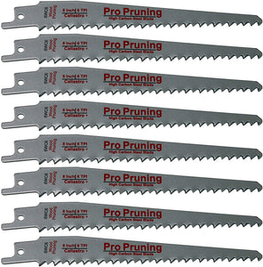 6 Inch Wood Pruning Saw Blades for Reciprocating Sawzall Saws - 8 Pack